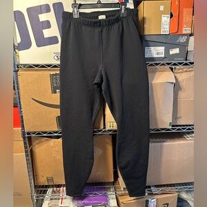Patagonia Black Base Layer Joggers w/ Elastic Waistband -  size L - made in USA